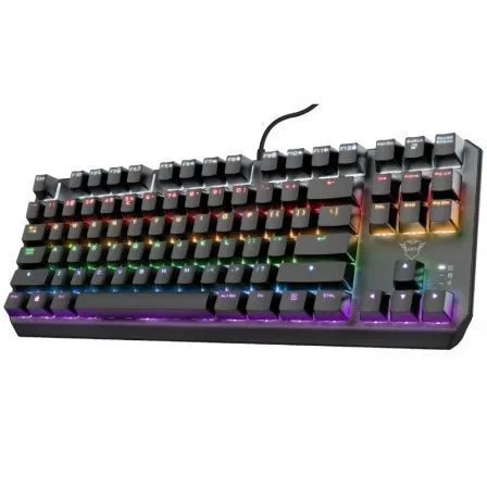 Trust Gaming GXT 834 Callaz Teclado Mecánico TKL RGB 20 Modos de Color, 24407 Trust Gaming GXT 834 Callaz Teclado Mecánico TKL RGB 20 Modos de Color, 24407